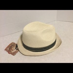 NWT FEDORA Paper Straw Hat